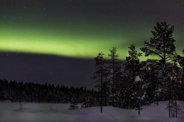Ivalo: Caza de auroras en el centro del norte de Laponia