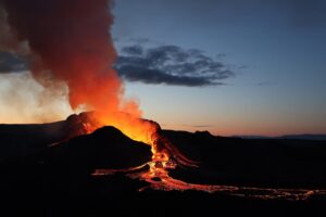 Historia de Islandia Erupción volcánica