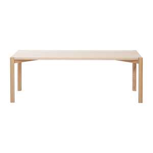 1898 Mesa de centro Anton 50×125 cm Roble pigmentado blanco