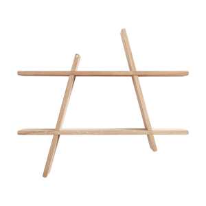 Andersen Furniture Estantería de pared A-Shelf Large 78x12x67 cm Oak