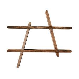 Andersen Furniture Estantería de pared A-Shelf Medium 52x9x46 cm Ash