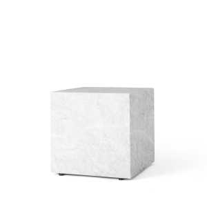 Audo Copenhagen Mesa de centro Plinth White, cube