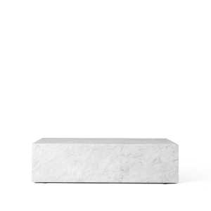 Audo Copenhagen Mesa de centro Plinth White, low