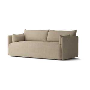 Audo Copenhagen Sofá Offset 2 plazas Audo Bouclé 02 Beige