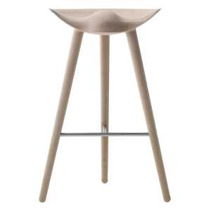 Audo Copenhagen Taburete ML42 77 cm Roble-acero