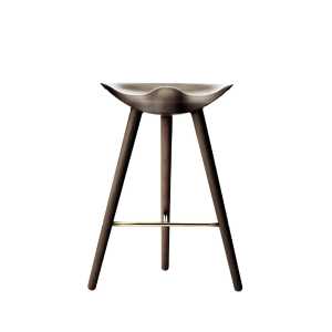 Audo Copenhagen Taburete bar ML 42 Brown oiled oak, brass