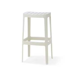 Cane-line Taburete de bar Cut White