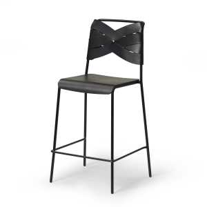 Design House Stockholm Taburete de bar Torso Negro-negro