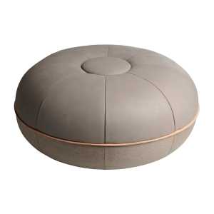 Fritz Hansen Asiento puff Pouf pequeño Light grey