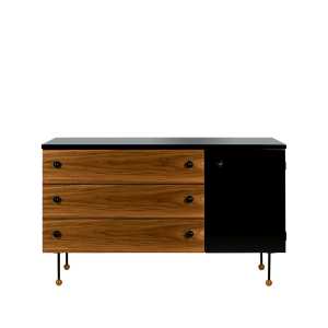 GUBI Cómoda 62 Dresser American walnut, 3 cajones