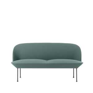 Muuto Sofá de 2 plazas Oslo Steelcut trio 966-Dark grey