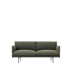 Muuto Sofá de 2 plazas Outline Fiord 961-Green