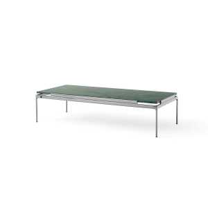 &Tradition Mesa de centro Sett LN12 Verde guatemala-dark chrome