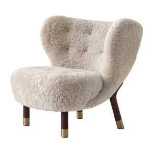 &Tradition Sillón Little Petra VB1 Limited Edition nogal, latón-Moonlight