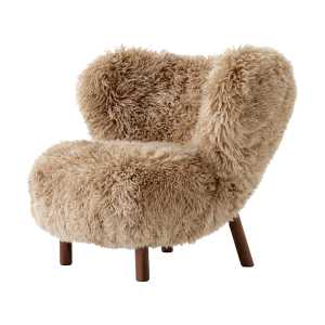 &Tradition Sillón Little Petra VB1 Nogal aceitado-Sheepskin honey