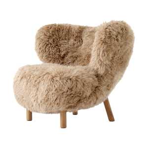 &Tradition Sillón Little Petra VB1 Roble aceitado-Sheepskin honey