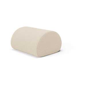 ferm LIVING Asiento puf Rouli pouf pure bouclé Off-white