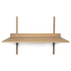 ferm LIVING Mesa escritorio Sector Oak-black brass