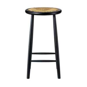 FDB Møbler Taburete de bar J165C Counter Round Oak black painted-nature