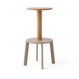 &Tradition Taburete alto Massif AV40 Oak-grey beige